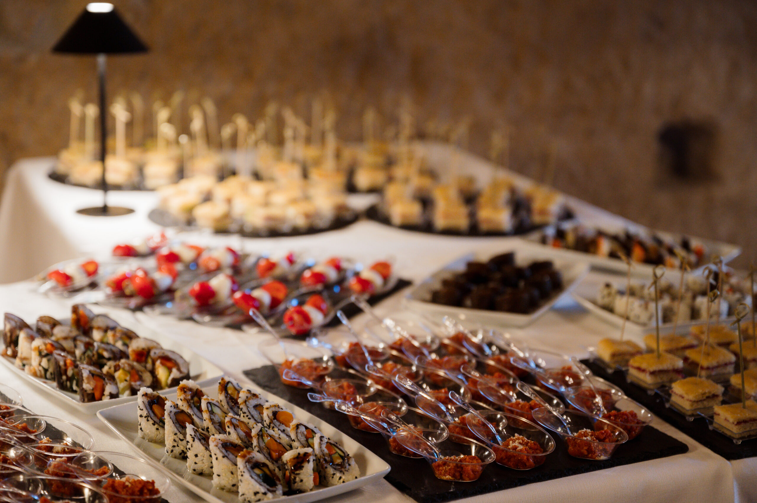 Finger food buffet for an event